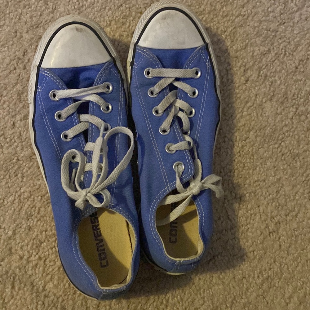 Blue Size 7M or 9W Converse